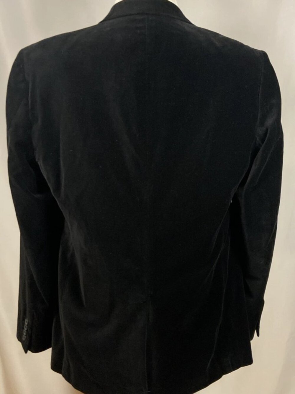 NWT Michael Kors Men's Classic Fit Black Velvet Sport Coat Blazer Black 42R - Picture 2 of 7